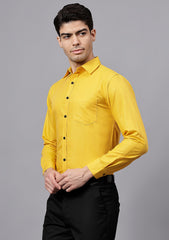 Men's Cotton Blend Slim Fit Formal Shirt