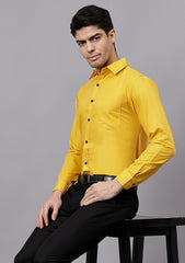 Men's Cotton Blend Slim Fit Formal Shirt