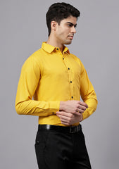 Men's Cotton Blend Slim Fit Formal Shirt